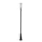 Z-Lite Helix 1 Light Outdoor Post Mounted Fixture, Black And Clear Seedy 591PHB-519P-BK - alternate 2